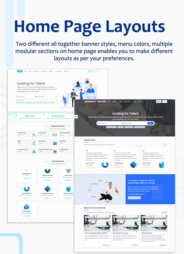 Candidate Finder SaaS - Recruitment Management and Job Portal
